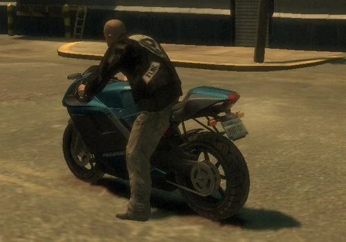 Das Heck- und Seitenansicht der Maschine