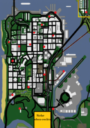 Die Fundorte in San Fierro