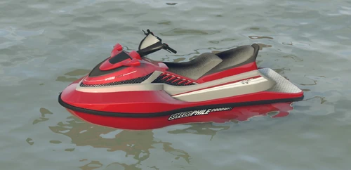 Der Seashark in der Front- und Seitenansicht