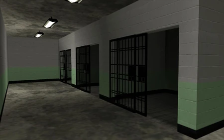 Der Zellentrakt des Reviers, 1992