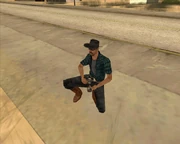 Die Kamera in San Andreas, getragen von einem , um Fotos vom  zu machen