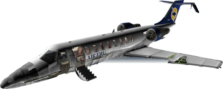 Die abgestürzte Shamal aus Caida Libre