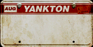 Autokennzeichen North Yankton