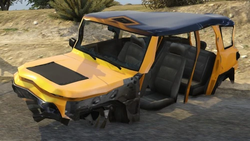 Im Gelände sieht der BeeJay XL nach kürzester Zeit so aus