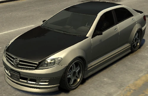 Die zweifarbige getunte Version von vorne...