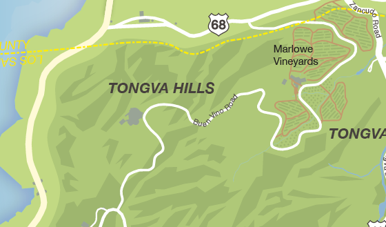 Tongva Hills Gta Wiki Fandom