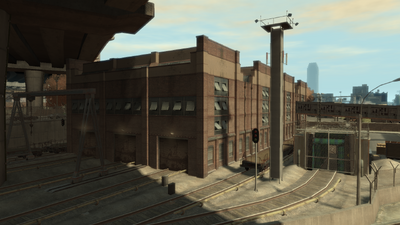 Der Betriebshof oder das Bahndepot