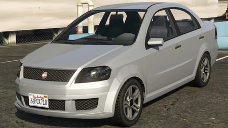 Der Asea in der Front- und Seitenansicht