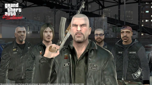 (<acronym title="von links nach rechts">v.l.n.r.</acronym>) Clay, Jason, Johnny, Brian und Jim