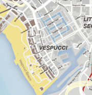 GTA V Vespucci Map