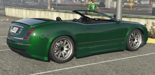 Der Cognoscenti mit geöffnetem Verdeck