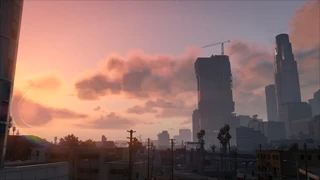 Sonnenuntergang in Los Santos.