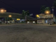 Grove Street von CJs Garage aus gesehen