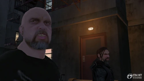 Jim (links) in Grand Theft Auto IV