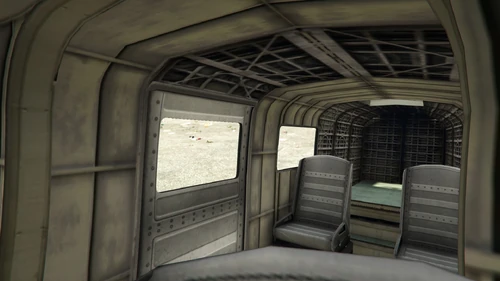 Frachtraum von Innen