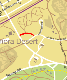 GTA V Cholla Road Map marked
