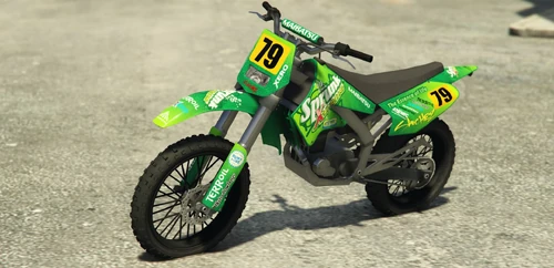 Die Sanchez im Sprunk-Design, Front- und Seitenansicht