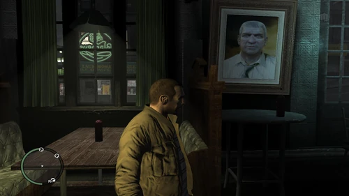 Sein Porträt im Lucky Winkles