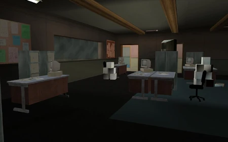 Das Büro des Reviers, 1992