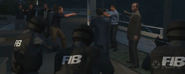 FIB-Agenten in GTA V von hinten