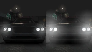 Vergleich Abblendlicht-Fernlicht GTA IV