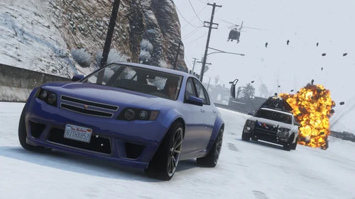 Ein Wintereinbruch in GTA Online