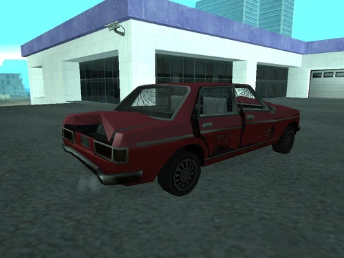 Schadensmodell, Heckansicht