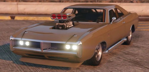 Ein modifizierter „Highway-Reaper“-Dukes mit „geöffneten Augen“