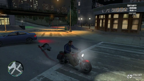Die Leiche von Jim Fitzgerald, nachdem Niko Bellic ihn in der Mission No Way on the Subway getötet hat