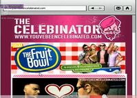 Internetseite: The Celebinator