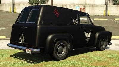 Die Heck- und Seitenansicht