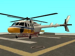 Zwei Hubschrauber „ineinander“