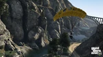 Ein Fallschirmspringer in GTA V