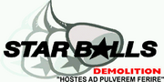 Starballs-Demolition-Schild, SA