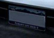 GTA IV Number Plate