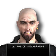 Bert Reker, ein Mitglied des Gunthugs Motorcycle Club und ebenfalls ein Verbrecher