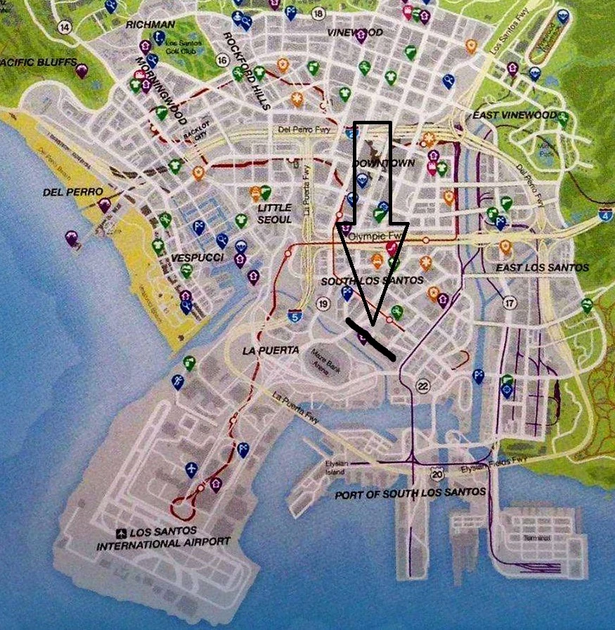 gta 5 grove street map