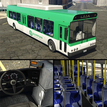 Außen-, Armaturen- und Innenansicht