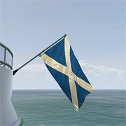 Die Flagge Schottlands