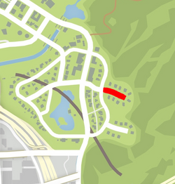GTA V Nikola Place Map marked