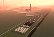 Man beachte die 69 auf der Start- und Landefläche