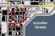 Schottler Sweep-Rennstrecke, CW