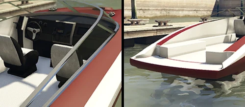 Detailansicht des Innenraums und des Hecks