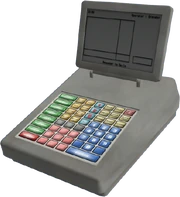 Das Kassensystem-Tastfeld