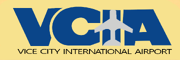 Das Logo des Vice City International Airport