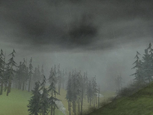 Gewitter auf dem Land