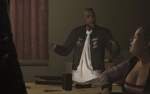 Nee, nee, nee, stop. Wir müssen los, die Scheiße wegbringen, Mann.