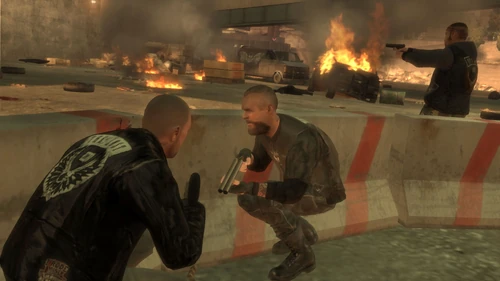 Johnny und Billy während der Mission Action/Reaction