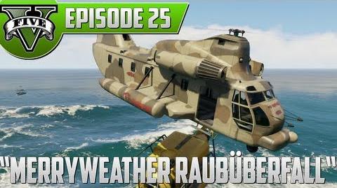 Let's Play Grand Theft Auto 5 - 25 "Der Merryweather Raubüberfall" Blind German Deutsch