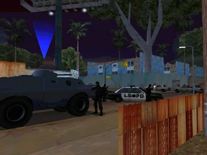 Die Szene, in der man den Panzer klauen muss.